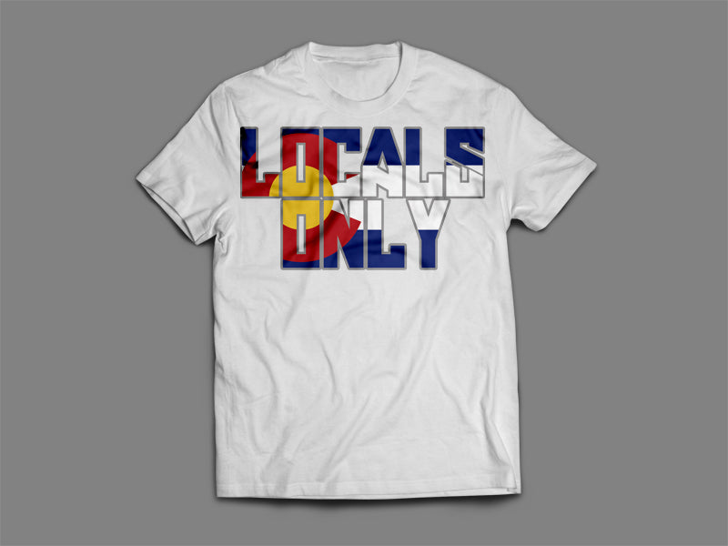 Locals Only (White Tee)